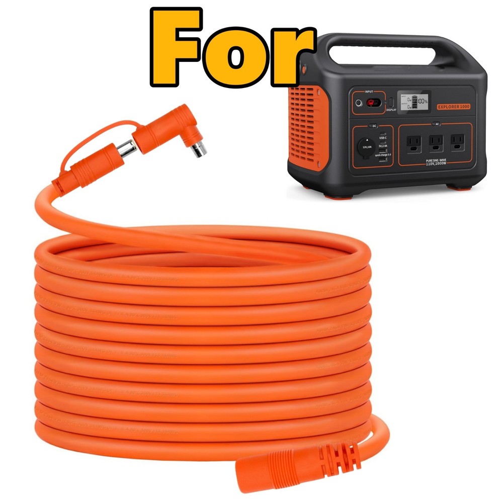 20FT Cable for Power Station EB3A/EB70/EB70S,GRECELL 288Wh Solar Generator 300W