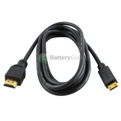 6FT HDMI 1.4 to Mini HDMI Type C Premium Cable Cord Gold Cable 1080P 100+SOLD
