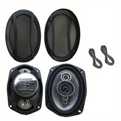 6″ X 9″ 5-way Car Audio Stereo Speakers: 1200W Max Watts Coaxial Pair 6×9-in NEW