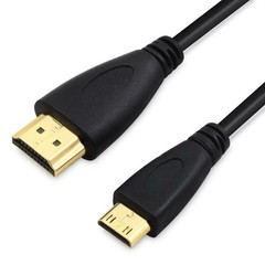 Mini HDMI to HDMI Cable Adapter Converter 4K High Speed HD HDMI A to Mini C 15FT