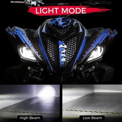 LED Headlights with Low Beam Turn Signal for Raptor 350 450 700 YFZ 450 Wolverin