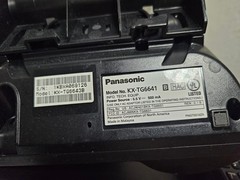 Panasonic KX-TG6641 Cordless Phone System Answering Machine 2 Handsets DECT 6.0+