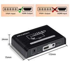 RCA Component Video Ypbpr+Digital/Analog Coaxial Audio to HDMI Converter for PS2