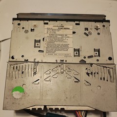 Old School Alpine CDE-9852 CD Player In Dash Receiver Harness Not Available