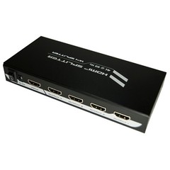 1×4 4-Port HDMI 2.0 Video Splitter Amplifier 4K UHD 4K@60Hz HDR 18Gbps HDCP 2.2