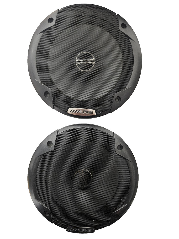 Alpine 6-1/2″ 2-Way Coaxial Car Speakers with Polypropylene Cones (Pair)