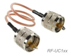 UHF PL259 Male to UHF PL259 Male 50-Ohm RG316 Coax Low Loss RF Cable