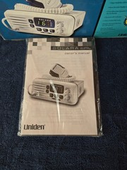 Uniden Solara VHF Marine Radio White in Box – New Old Stock Complete