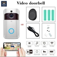 Wireless WiFi Video Doorbell Smart Phone Door Ring Intercom Security Camera Bell