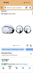 Sony PlayStation PS VR2 Headset Sense Controllers VR – White