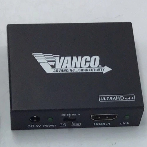 Vanco 4K HDMI Audio Extractor HD4KAE