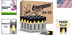 20 Alkaline AA Batteries – Ultimate Reliability for Household & Emergency Use