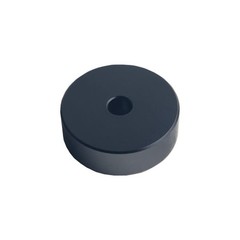 45 RPM Record Adapter Solid Aluminum 7 Inch Records Vinyl Dome Black