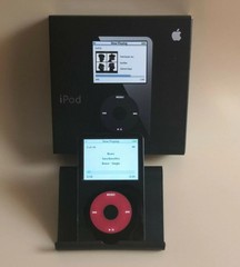 New Apple iPod Classic Vdieo 5th Generation U2 Special Edition Black/Red (30 GB)