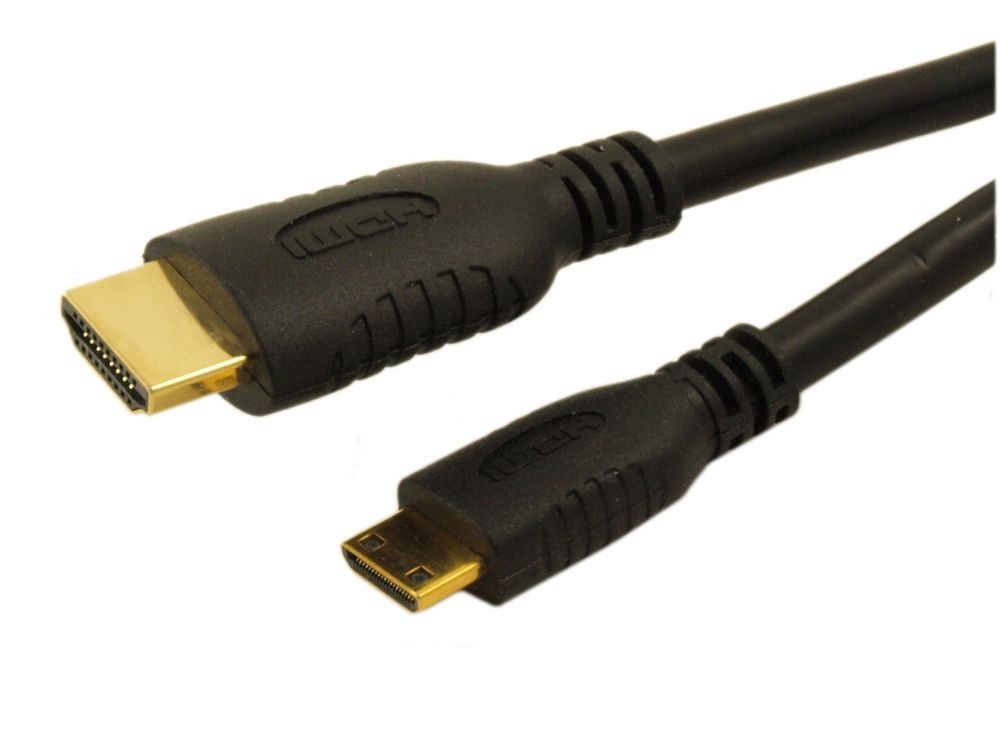 10 inch HIGH-SPEED Mini-HDMI to HDMI 30 AWG Cable