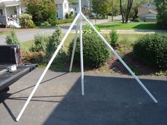 Military Antenna Tripod 29ft Aluminum Portable Antenna Tower Mast Kit