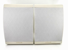 Polk OWM3 Wall and Bookshelf Speakers |Paintable Grilles (Pair, White)