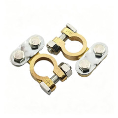 Heavy Duty Battery Terminal Clamps Top Post Connectors for Car Truck RV Marine