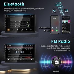 For 2010-2014 Ford Mustang Apple Carplay Car Radio Android 13 Navi GPS Player