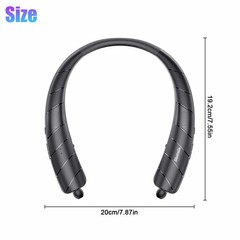 Bluetooth Neckband Wireless Earbuds Speaker Headset Stereo Earphones Retractable