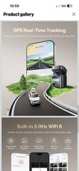 Baseus VD1 Pro Solar Dash Cam Front and Rear, 4K+1080P Dash Camer – SEALED