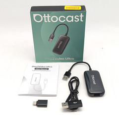 Ottocast Play2Video Ultra 3-in-1 Adapter Wireless CarPlay & Streaming (CA515-T)