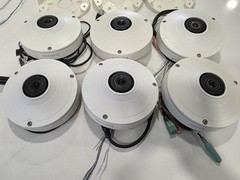 Fisheye IP Network Camera Lot of 6 + SBp-300TM1/EX (6) | Samsung SNF-8010VMN