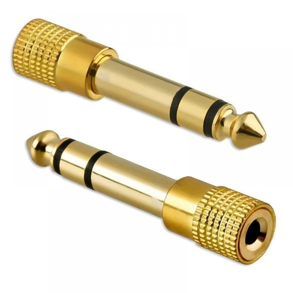 TRS Stereo Audio Headphone Adapter 6.5mm 1/4″ Male to 3.5mm 1/8″ Female Jack