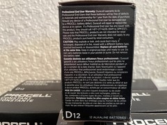 72 Duracell Procell D Constant Alkaline Batteries (6 Cartons of 12 each) Exp2033