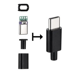 20 Sets USB 3.1 Type C Connector 24 Pins Male, USB 3.1 Type C Male Plug Socket C