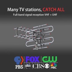 150Miles Range Steering TV Antenna 45-860mhz High-Definition Receiving Antenna