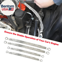 14 Pcs Ground Straps, 10/12 Inch Universal Automotive Braided Ground Strap, Engi