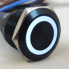 LED Momentary Stainless Steel Push Button Panel Mount Power Switch LOT