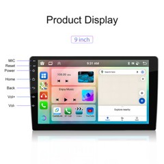 6G+128G 8 Core 2 Din CarPlay Car Stereo Radio Android 13.0 GPS Navi DSP WIFI IPS