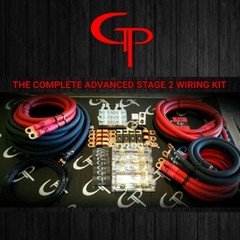 1/0 AWG GAUGE OFHC AMP WIRING KIT STAGE 2 GP CAR AUDIO RED BLACK