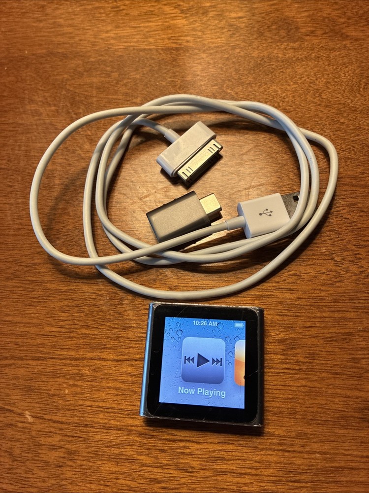 ipod nano 6th generation 16gb Gray Good Working Condition! Used