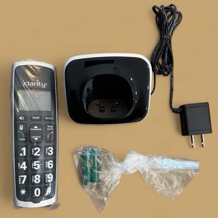 Clarity BT914HS Amplified Black Cordless Expandable Phone Handset For BT914