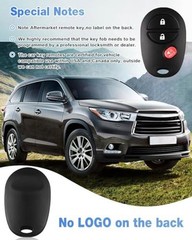 Key Fob Keyless Entry Remote Replacement for Toyota Tacoma Tundra 3Button