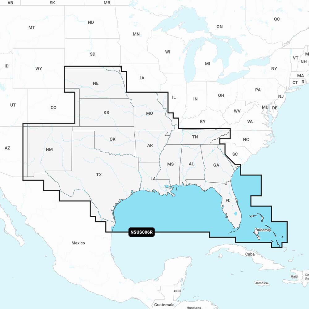 Garmin Navionics+ NSUS006R US South Gulf Coast Chart Map micro/SD