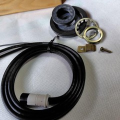 Denon DP-1700 Tonearm Static Balance S-Shaped Used Japan Modified Cable Vintage