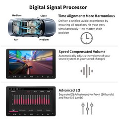 ATOTO S8 MS 9in QLED 1280×720 Android 2Din Car Stereo 4G+32G GPS Tracking 4G LTE