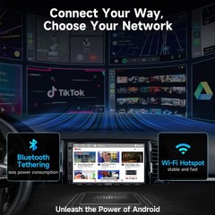 ATOTO F7 WE 7in 2DIN Car Stereo Radios Wireless Android Auto & CarPlay,Bluetooth