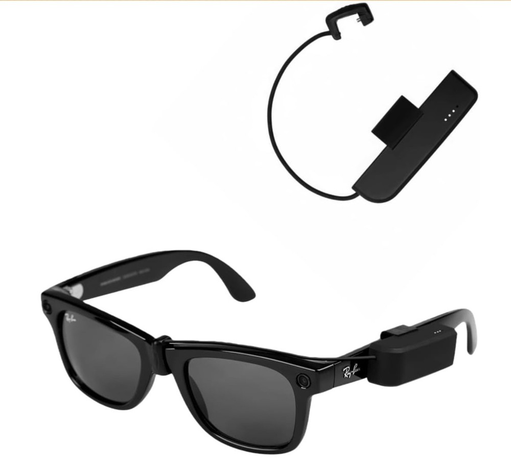 Battery Pack Charger for RayBan Meta Gen 2, RayBan Meta Gen 1, Wayfarer/Skyle…