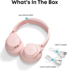 Soundcore Q20i Wireless Over-Ear Headphone Hybrid Active Noise Cancelling|Refurb