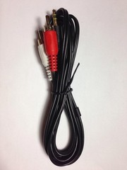 3.5mm (1/8 inch) RCA Cable with Straight Plug Audio Jack (Red and White RCA)
