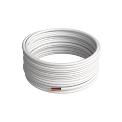 Alarm Security Cable Burglar Fire Wire SOLID Unshielded/Shielded White 500ft