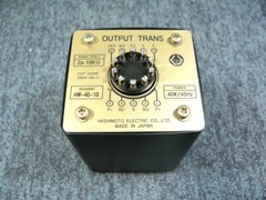 Hashimoto HW-40-10 Out Trans 40W P-P 8K/16,8,4ohm for 6V6,VT-62/801A,6F6,42 etc.