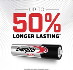12 Pack MAX AAA Alkaline Batteries – High-Performance for Household Use