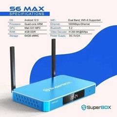 Sealed SuperBOX S6 Max 4GB RAM 64GB ROM – Free Shipping – Authorized Dealer