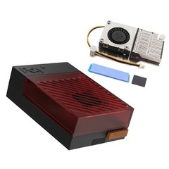 Versatile ABS & Metal Pi 5 Case High Strength ABS ABS & Metal Pi 5 Case for